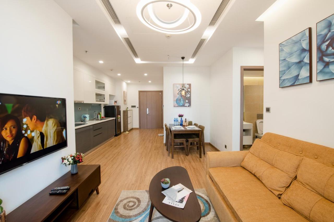 Hi-Home Suites - Vinhomes Metropolis Hanoi Exteriör bild