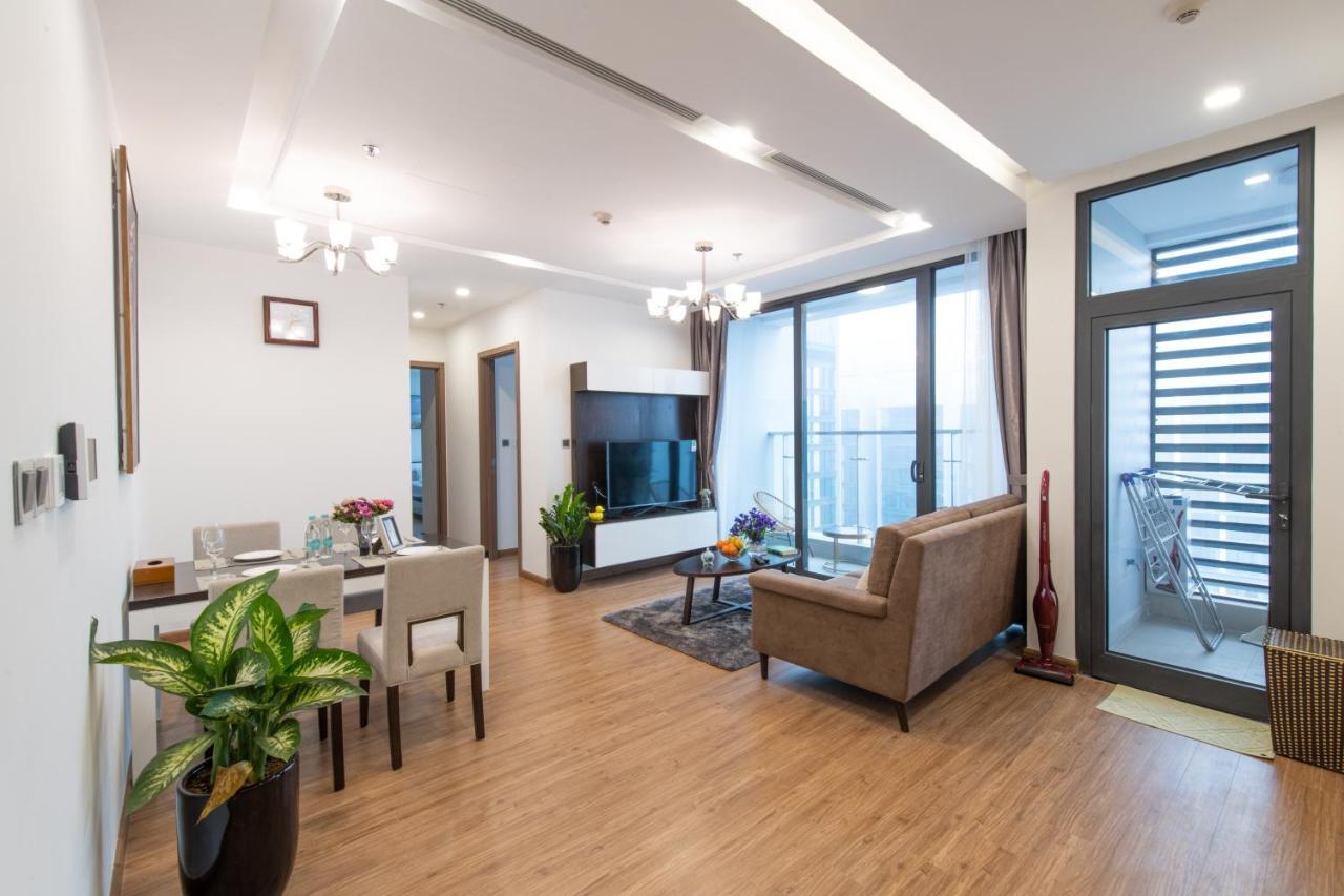 Hi-Home Suites - Vinhomes Metropolis Hanoi Exteriör bild