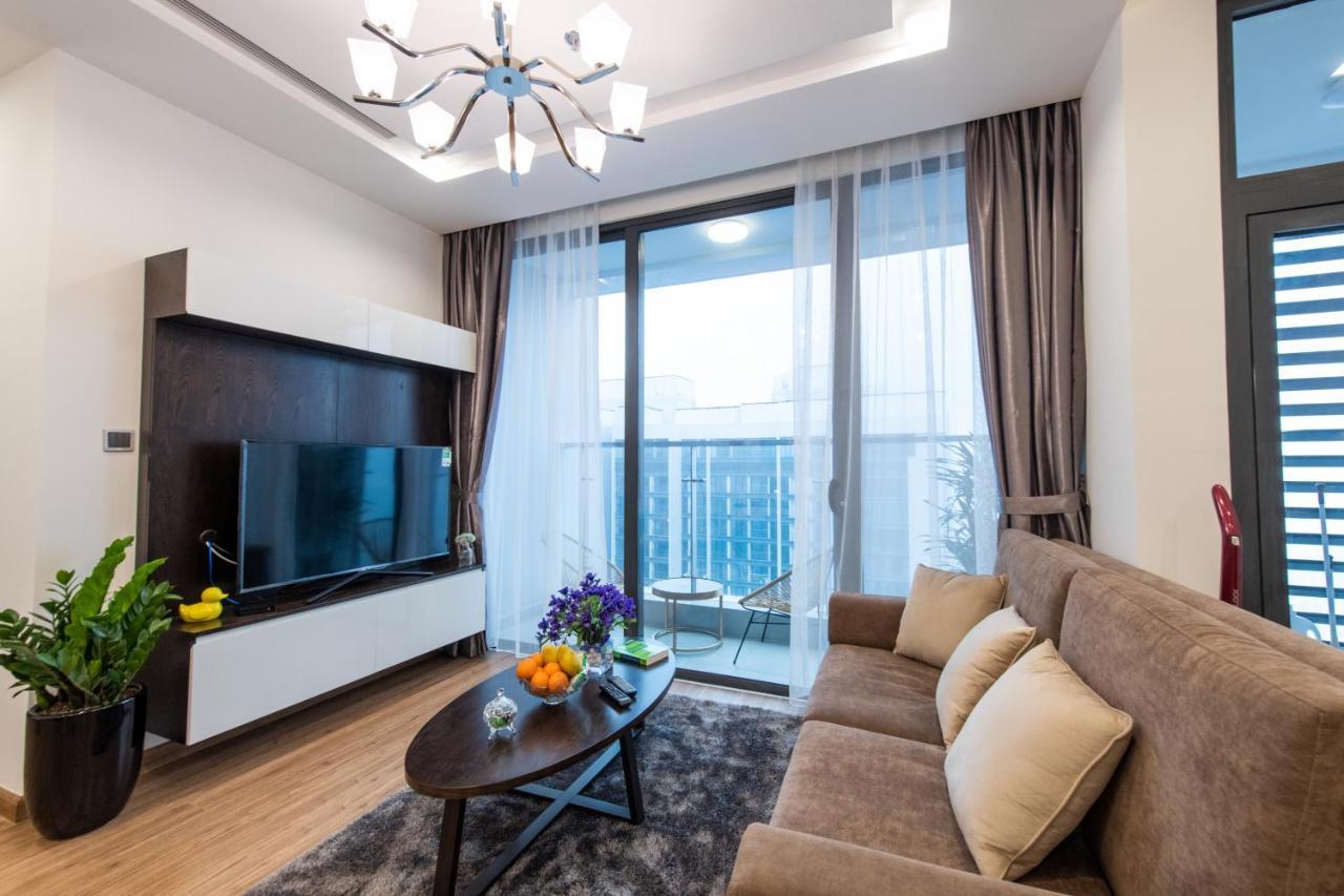 Hi-Home Suites - Vinhomes Metropolis Hanoi Exteriör bild