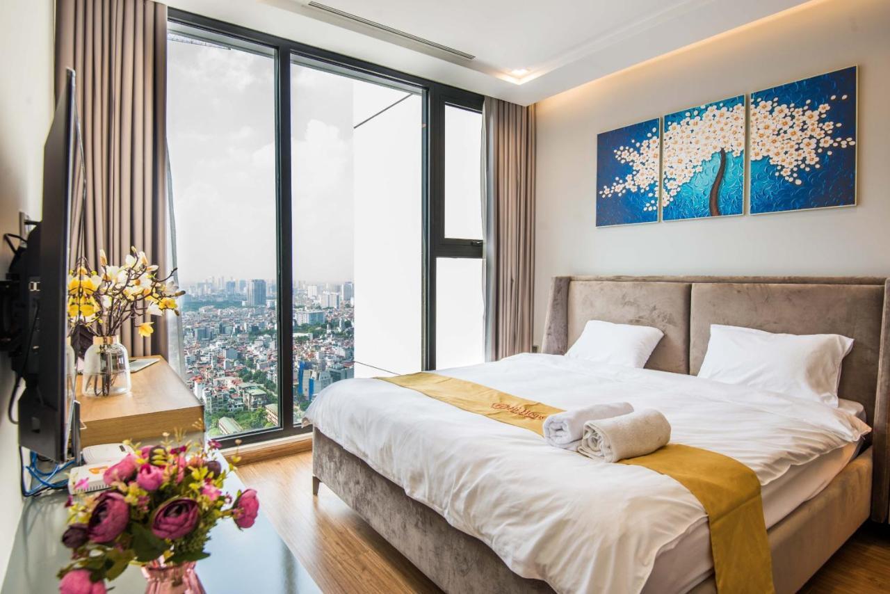 Hi-Home Suites - Vinhomes Metropolis Hanoi Exteriör bild