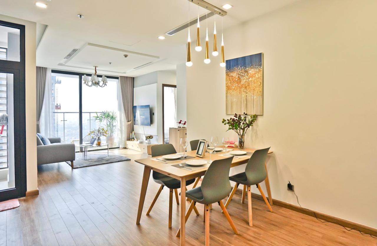 Hi-Home Suites - Vinhomes Metropolis Hanoi Exteriör bild
